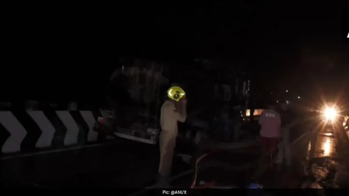 Fire Breaks Out After Head-On Collision Between Two Tankers In J&K