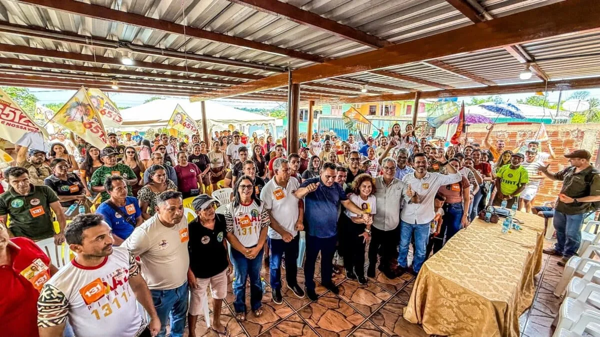 Marechal Thaumaturgo recebe Jorge Viana e Thor Dantas em grande ato de campanha