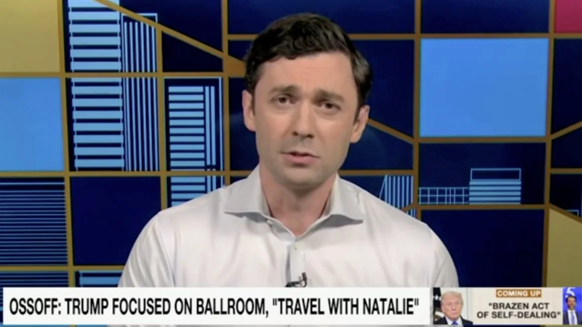 Jon Ossoff Explains Why He Namechecked Trump’s Blonde Aide, 35
