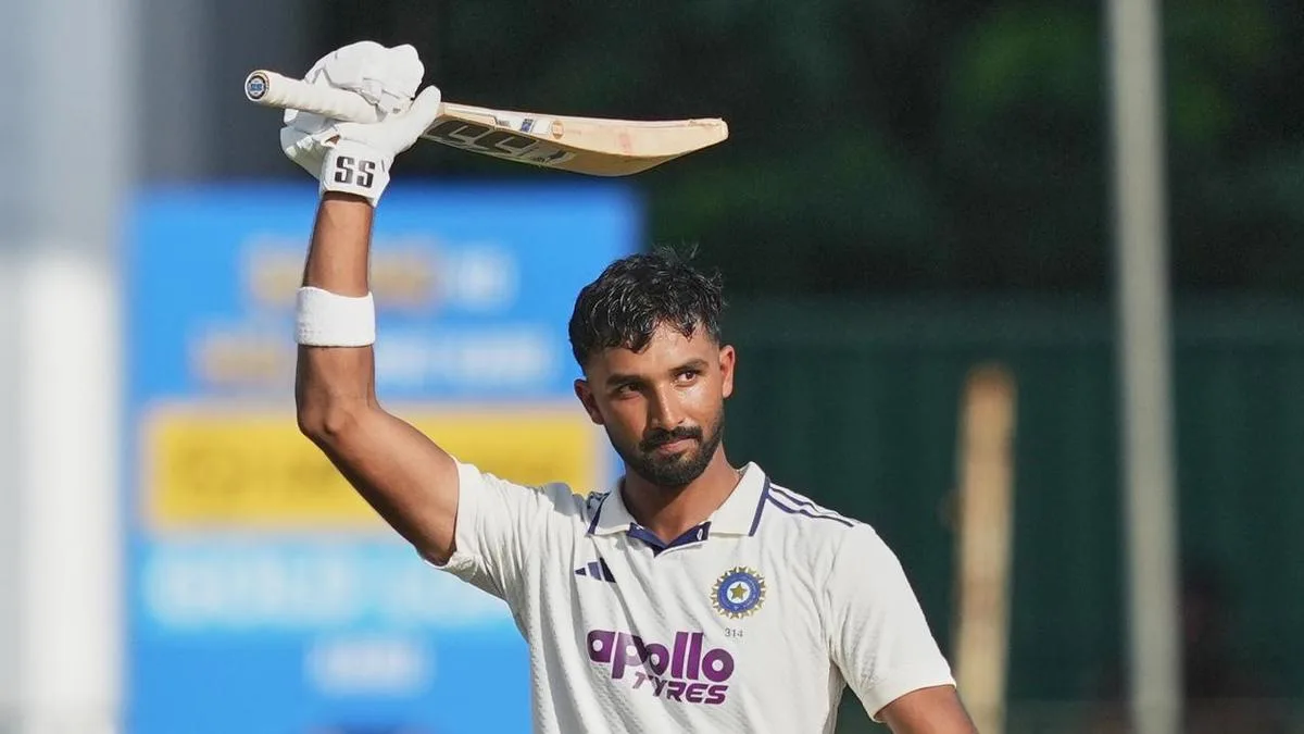 Padikkal hits second ton to leave India in control