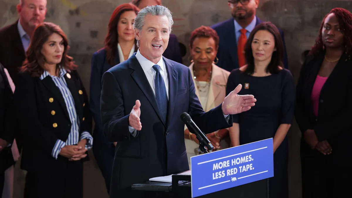 Gavin Newsom Says Paramount Settlement Talks Happening in “Real Time,” Signals He’d Like a Deal
