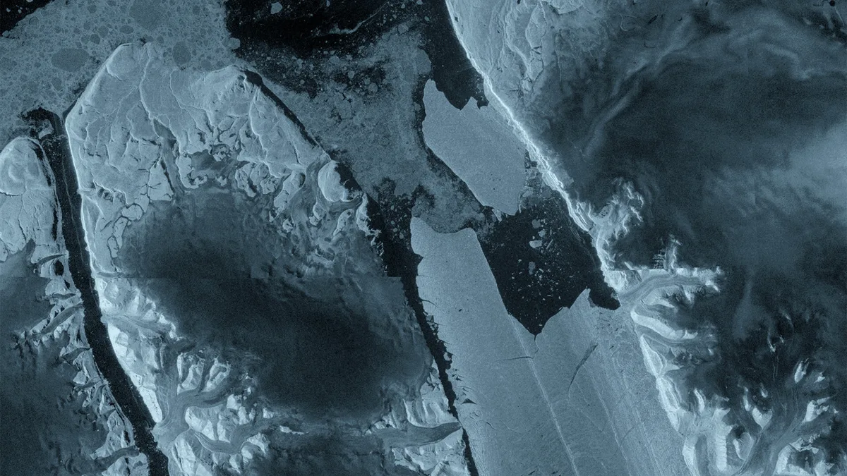 Satellite sees Greenland's most significant floating ice loss in over a decade | Space photo of the day for Aug. 24, 2026