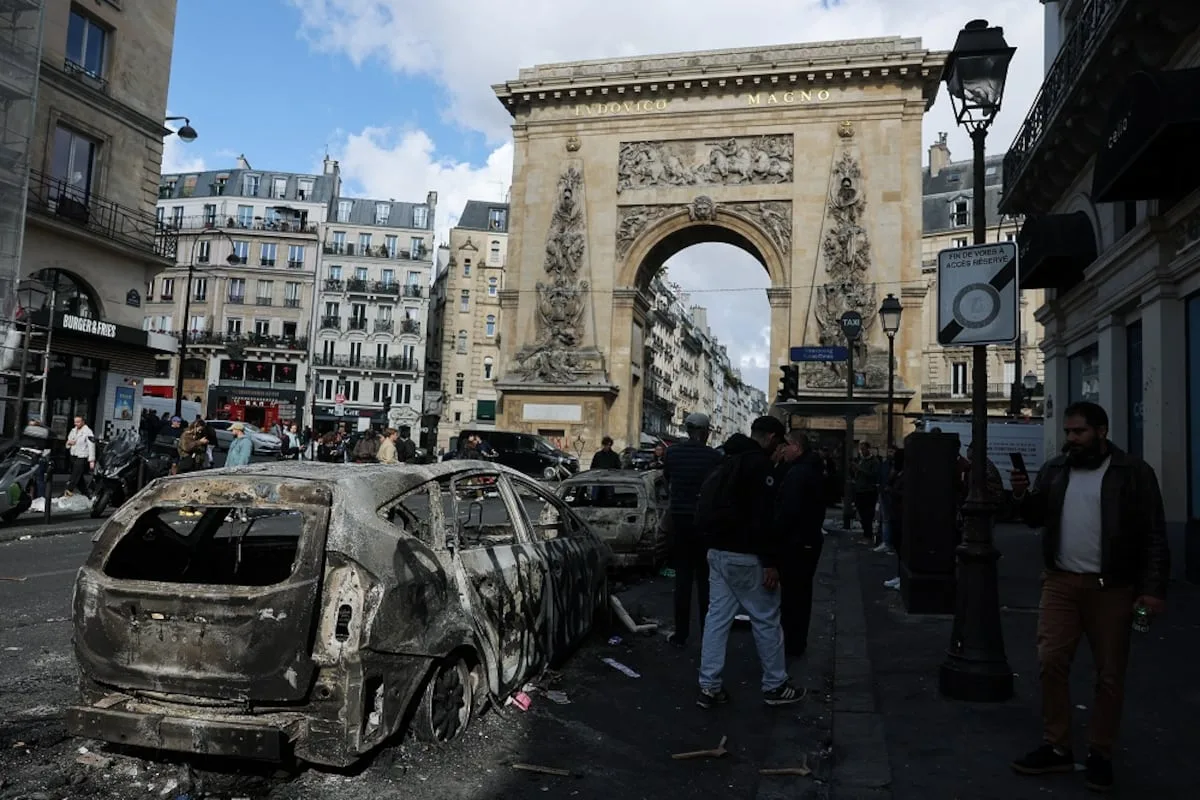 Macron condemns ‘shocking’ scenes of cost-of-living protests across France