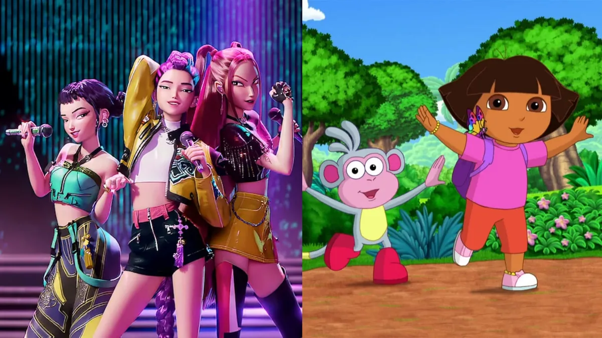 Guía para saber cómo se verían Las Guerreras K-pop en el universo de Dora, la exploradora