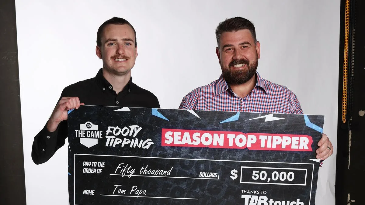 The Game: Tom Papa $50,000 richer thanks to TABtouch after dominant tipping win
