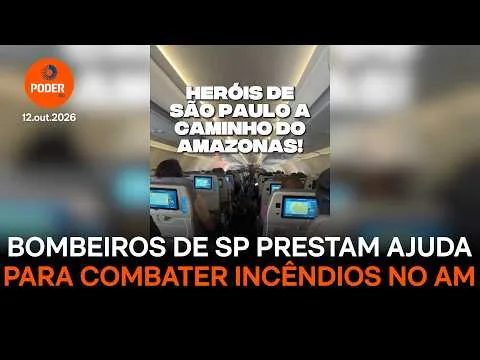 Bombeiros de SP prestam ajuda para combater incêndios no Amazonas