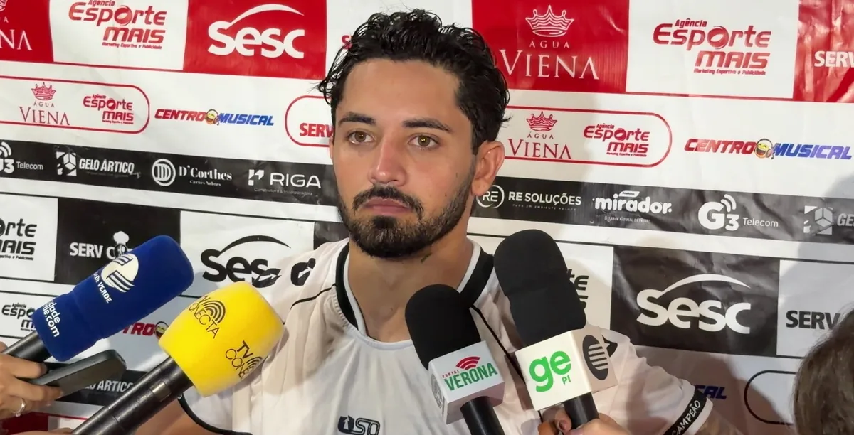 Romarinho cobra evolução do River-PI e lamenta chance perdida: "Poderia ter matado o jogo"