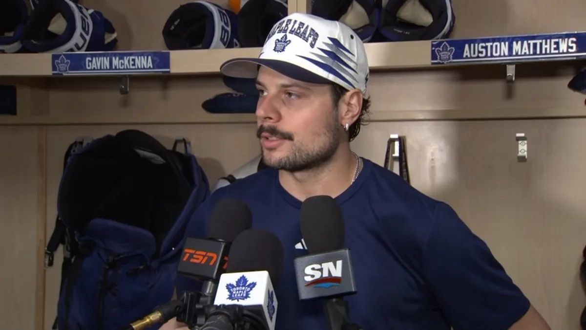 ‘Really happy for him’: Matthews on Marner’s run to Stanley Cup Final