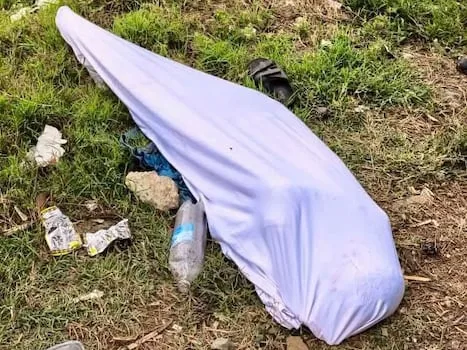 Sleepy woman mistaken for a corpse