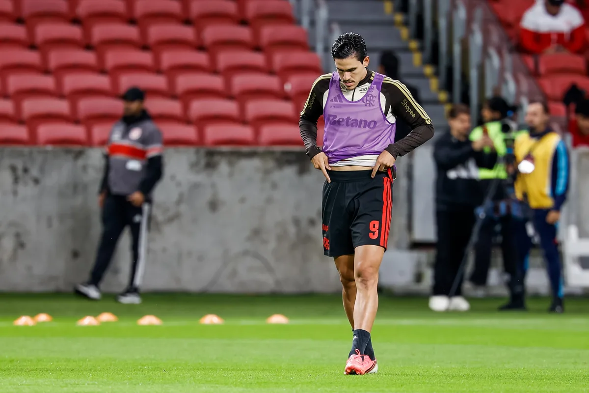 Escalação do Flamengo: com Pedro no banco, veja o time titular que vai enfrentar o Cruzeiro