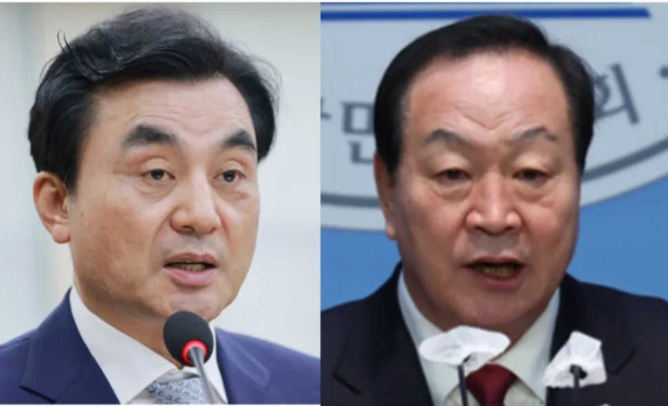 한기호 “졸지에 장관 아들 입양” vs 안규백 “탈영했다면 내가 아들”