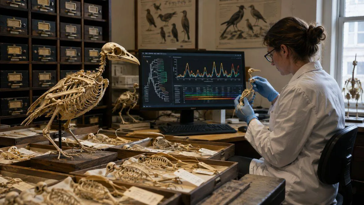 AI analysed 15,000 bird skeletons spanning 45 million years