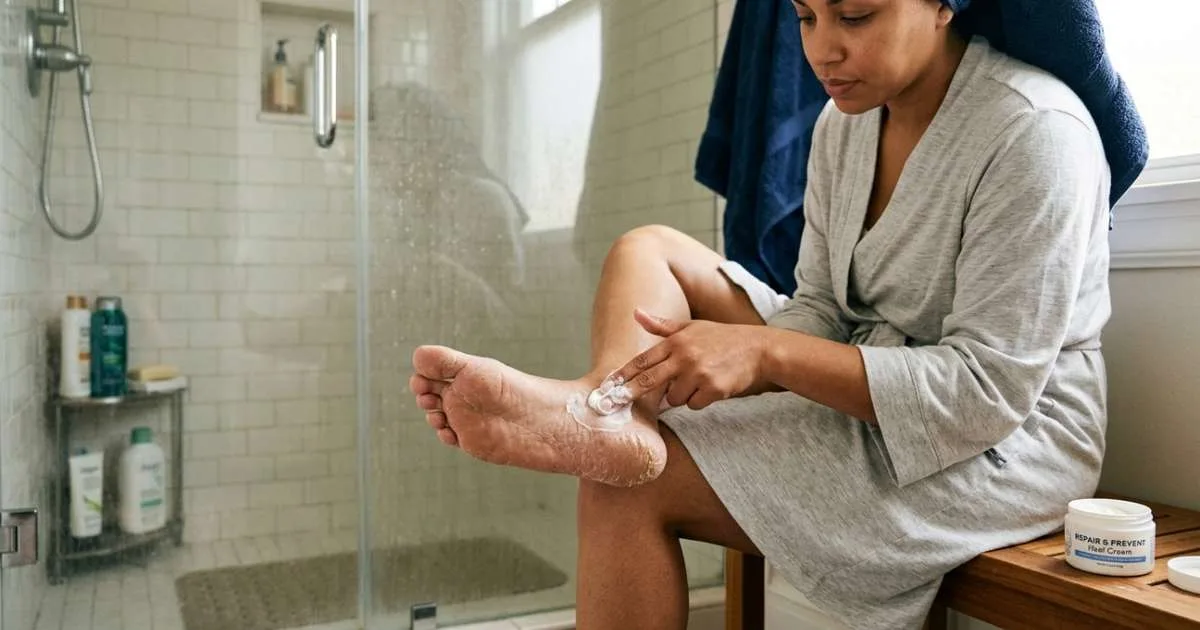Para prevenir rachaduras nos calcanhares, é importante hidratar os pés todos os dias, e não apenas quando já estão rachados