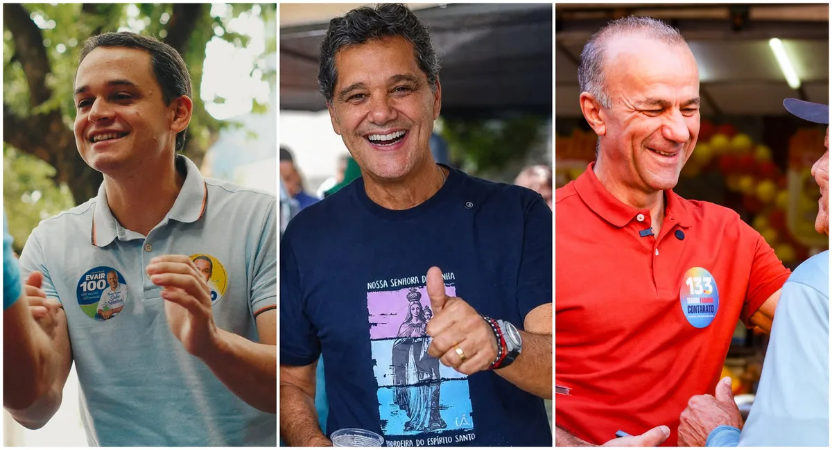 As estratégias de Ricardo, Pazolini e Helder na estreia no rádio e na TV