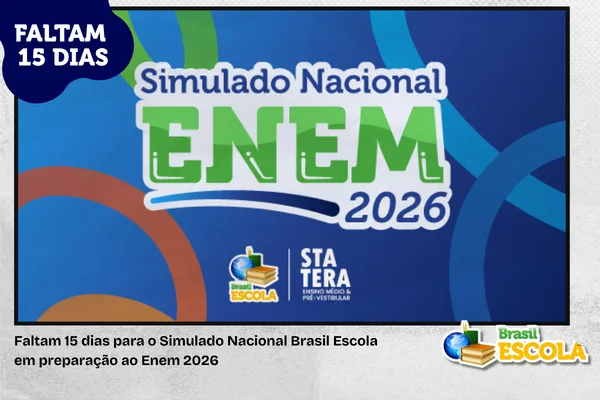 Enem 2026: Simulado Nacional Brasil Escola acontece em 15 dias