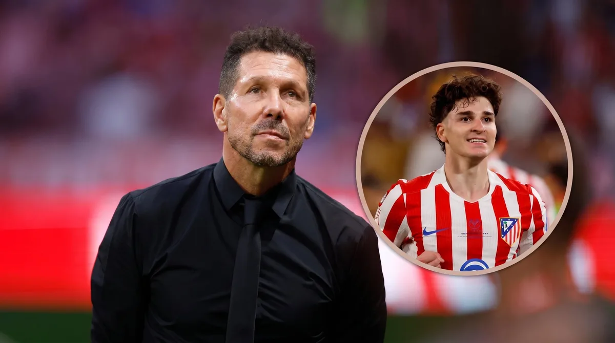 La inesperada respuesta de Simeone cuando le preguntaron por los insultos de los hinchas a Julián Álvarez en el triunfo ante Málaga
