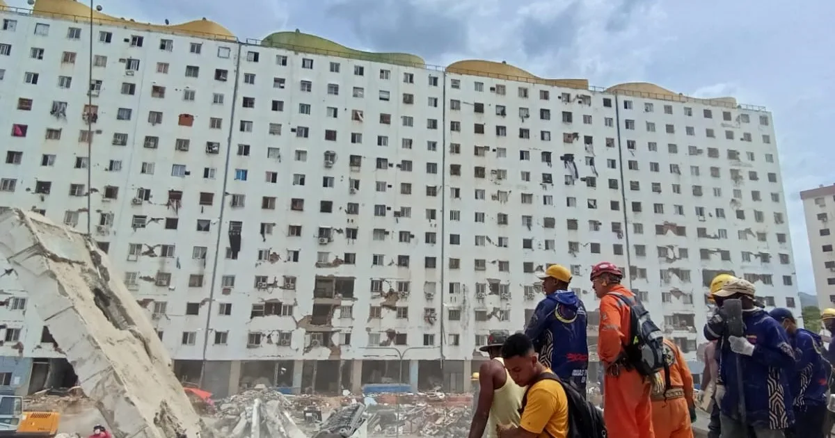 El rescatista del GBA en Venezuela: "Parecía una zona de guerra"