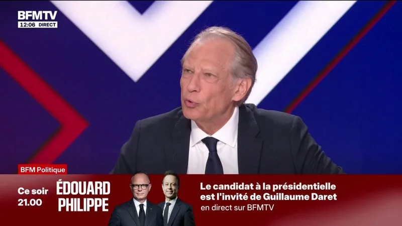 Pour faire des économies, Dominique de Villepin veut "le retour d'un impôt sur la fortune"