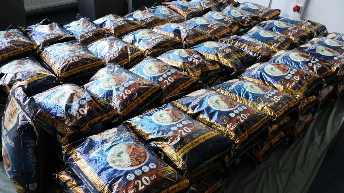 Mega-Fund im Hamburger Hafen - 1,5 Tonnen Crystal Meth in Reis-Säcken entdeckt
