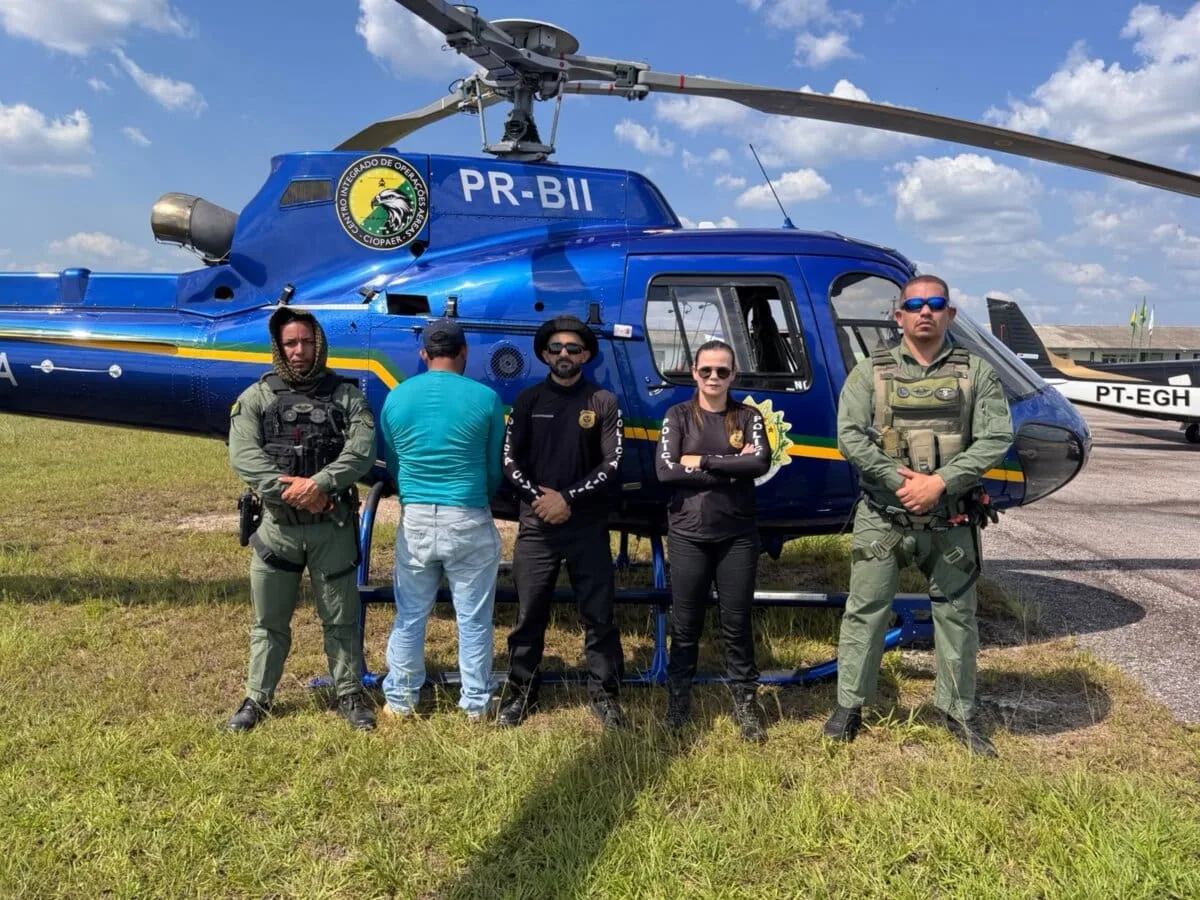 Polícia Civil e Ciopaer resgatam criança de 11 anos que se escondia em mata após suposta perseguição do pai