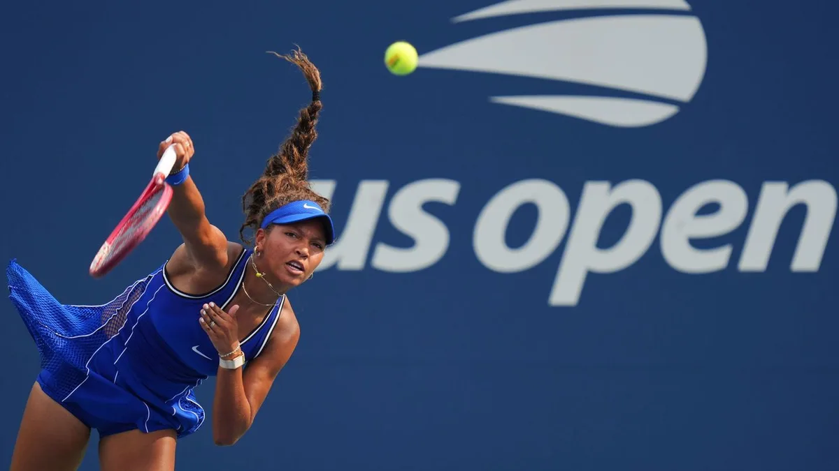 Starker Auftritt mit 17 Jahren: Darstellerin von Serena Williams gibt Debüt bei US Open