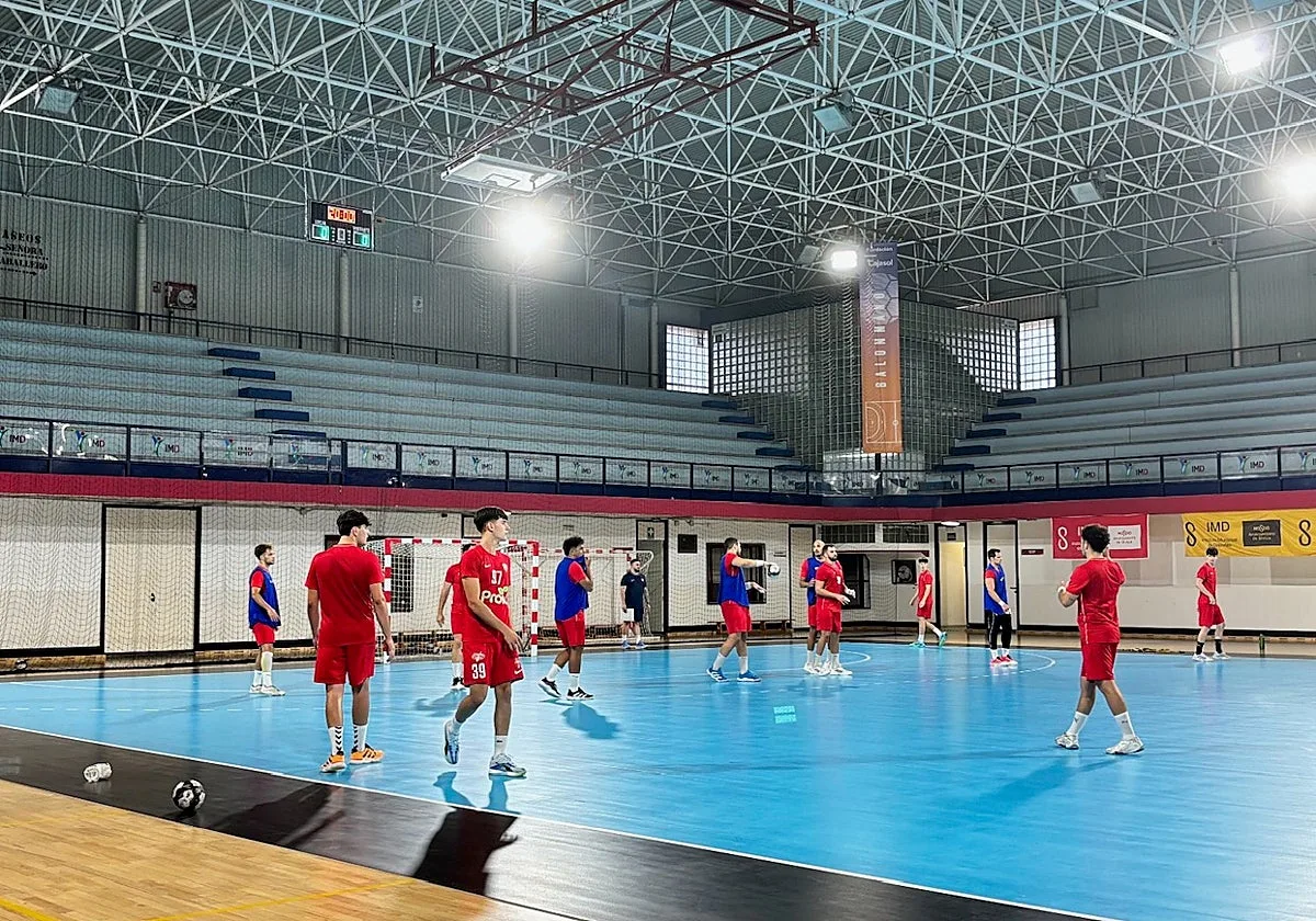 Culminado el cambio de imagen del pabellón de Amate para adaptarse a la Liga Asobal