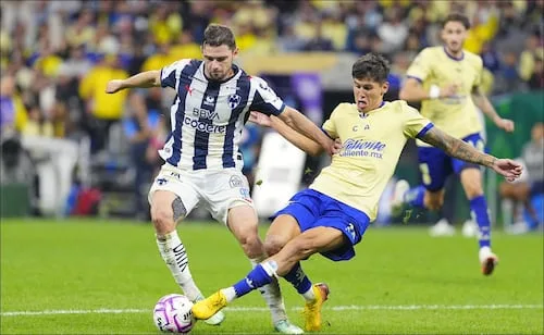 América decepciona en su fiesta de 110 años; no pueden ante Rayados en el Estadio Banorte