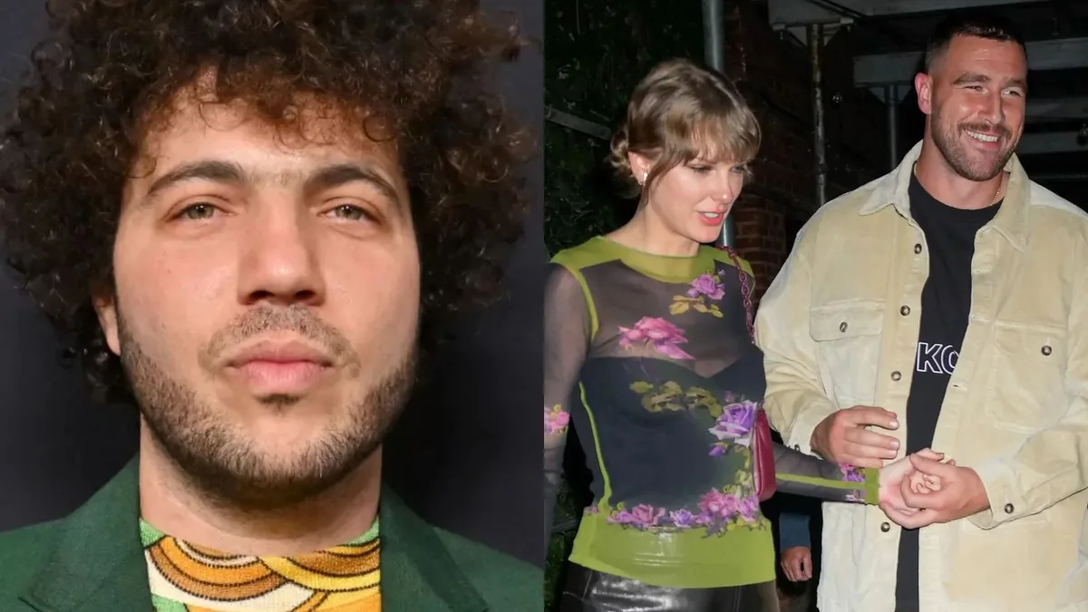 Benny Blanco revela detalhes do casamento de Taylor Swift e Travis Kelce e comenta participação de Adam Sandler Fotos: Getty
