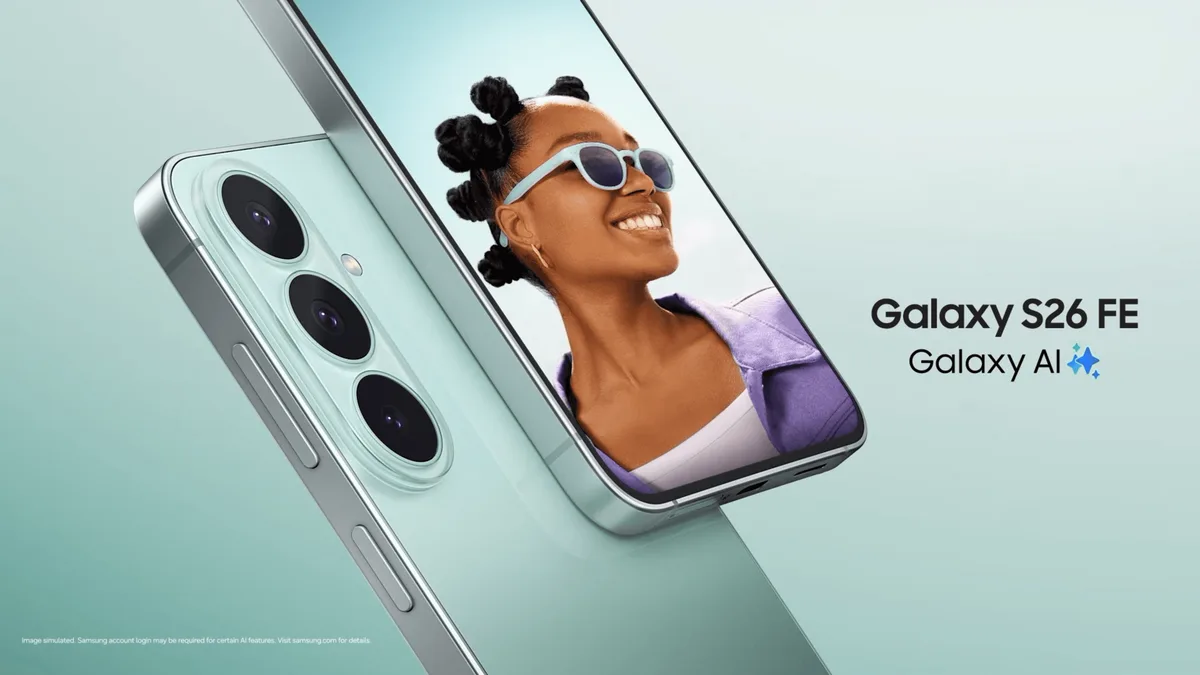 Samsung lança Galaxy S26 FE: top de linha acessível tem upgrade ‘tímido’