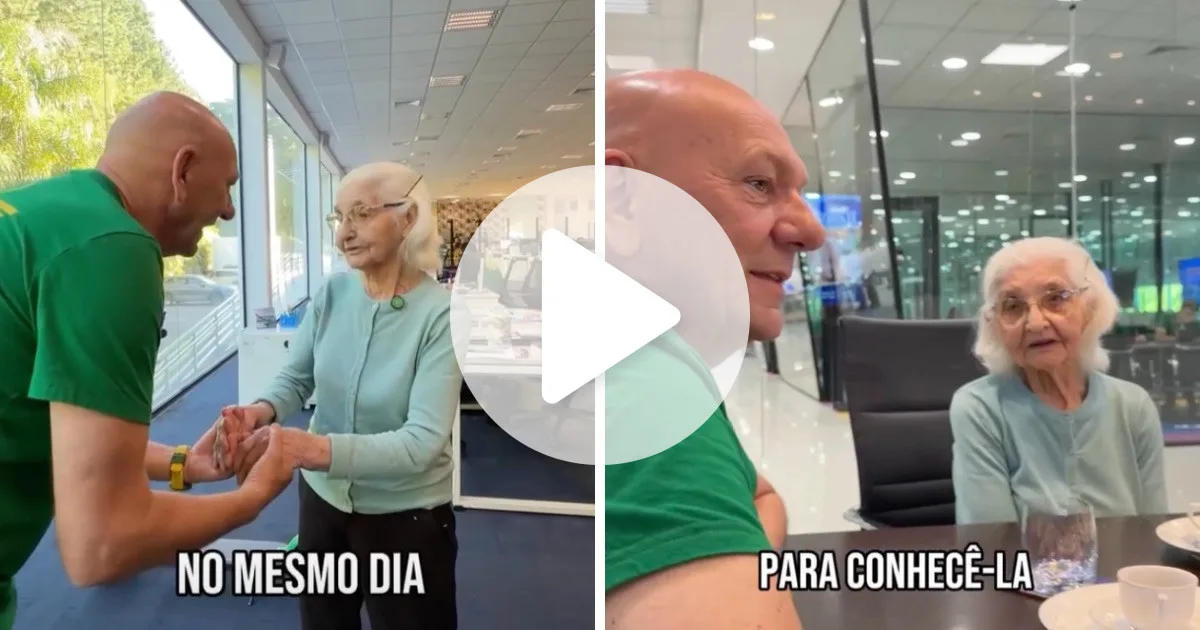Após tomar café com idosa de 103 anos, Luciano Hang revela cidades de SC que estão entre as com maior expectativa de vida do Brasil: ‘Trabalho não mata ninguém’