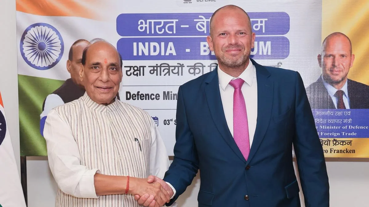 Belgium assures India of no defence cooperation with Pakistan; Rajnath Singh raises technology transfer concerns