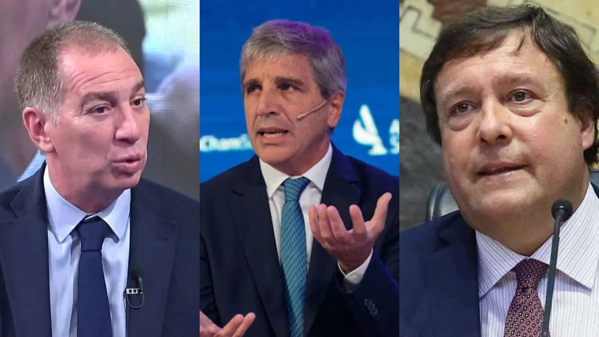 Diego Santilli y Luis Caputo firman con Alberto Weretilneck el traspaso de rutas y ferrocarriles de Río Negro