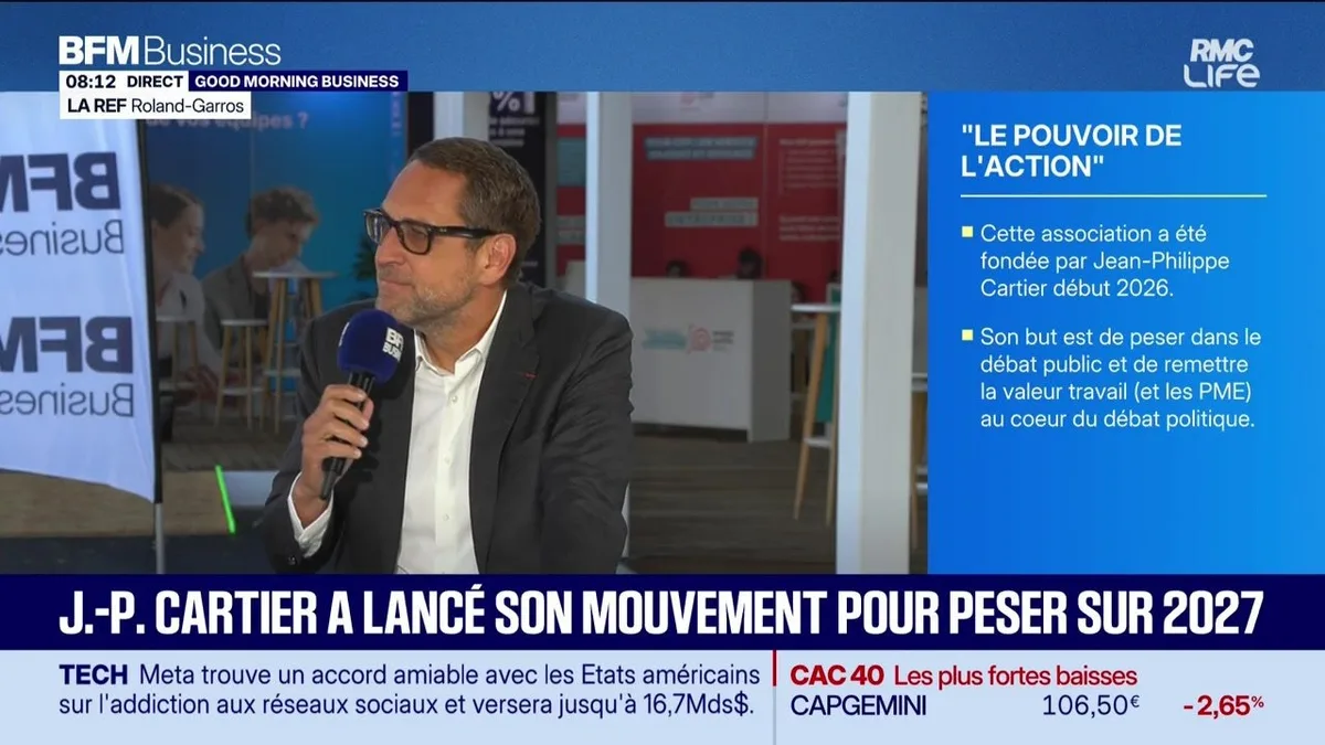 Jean-Philippe Cartier (H8 Invest) : Jean-Philippe Cartier a lancé son mouvement pour peser sur 2027 - 27/08
