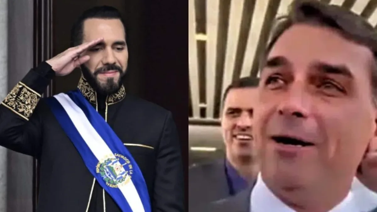 Flávio Bolsonaro diz que Bukele é pouco e promete medidas ilegais na área de segurança pública