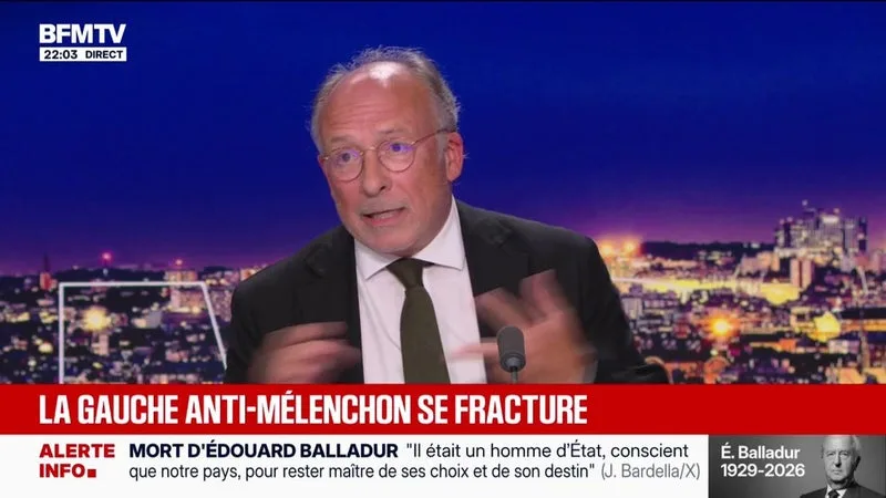 LE CHOIX D'YVES THRÉARD - La gauche anti-Mélenchon se fracture