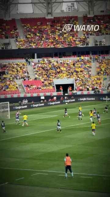Luany marca o primeiro gol para o Brasil em amistoso contra a Argentina