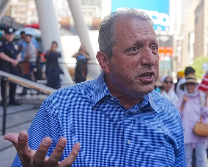 Congressional nominee Brad Lander heckled over Israel stance at New York protest