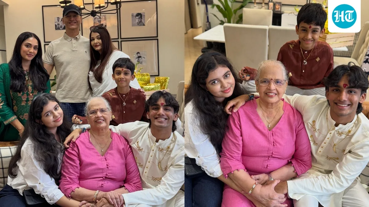 Inside Aishwarya Rai Bachchan's Raksha Bandhan celebration with brother Aditya, Aaradhya and family; see rare photos