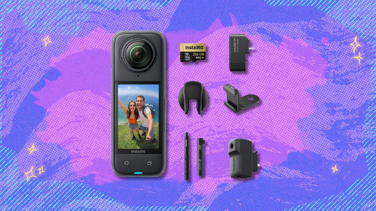 Capture 8K video on the go with the Insta360 X4 Creator Bundle, now over $140 off at Amazon