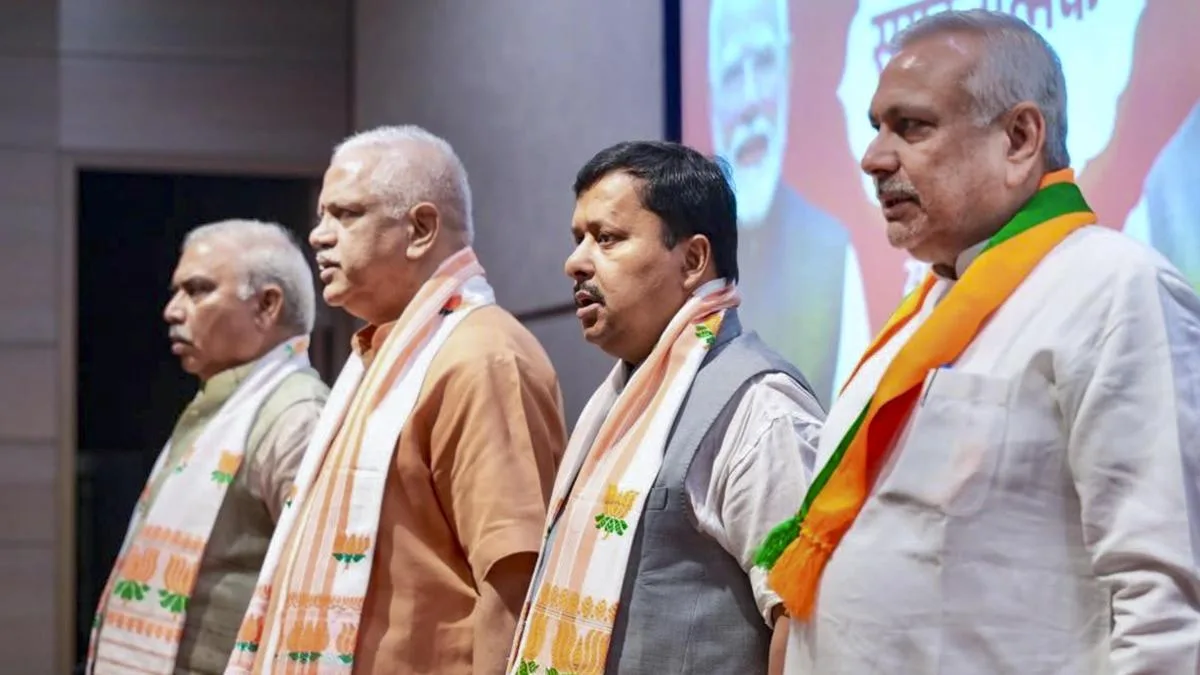BJP chief holds strategy meet for next round of Assembly polls