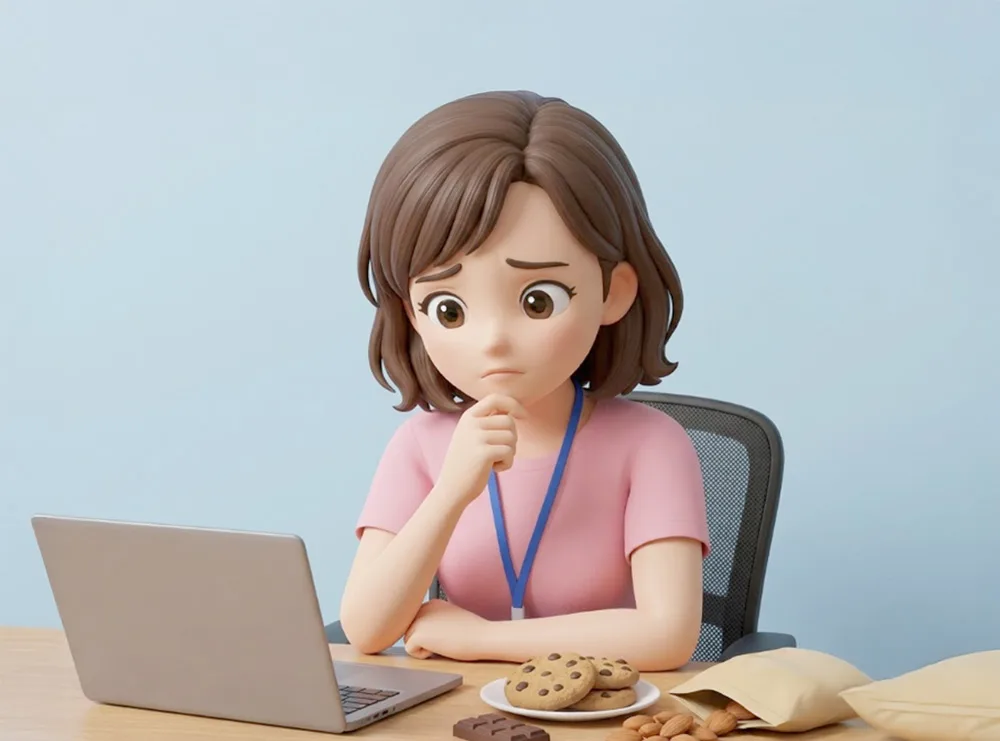 사무실에 가득한 군것질거리… 조금 먹는 건 괜찮겠지?[밀당365]