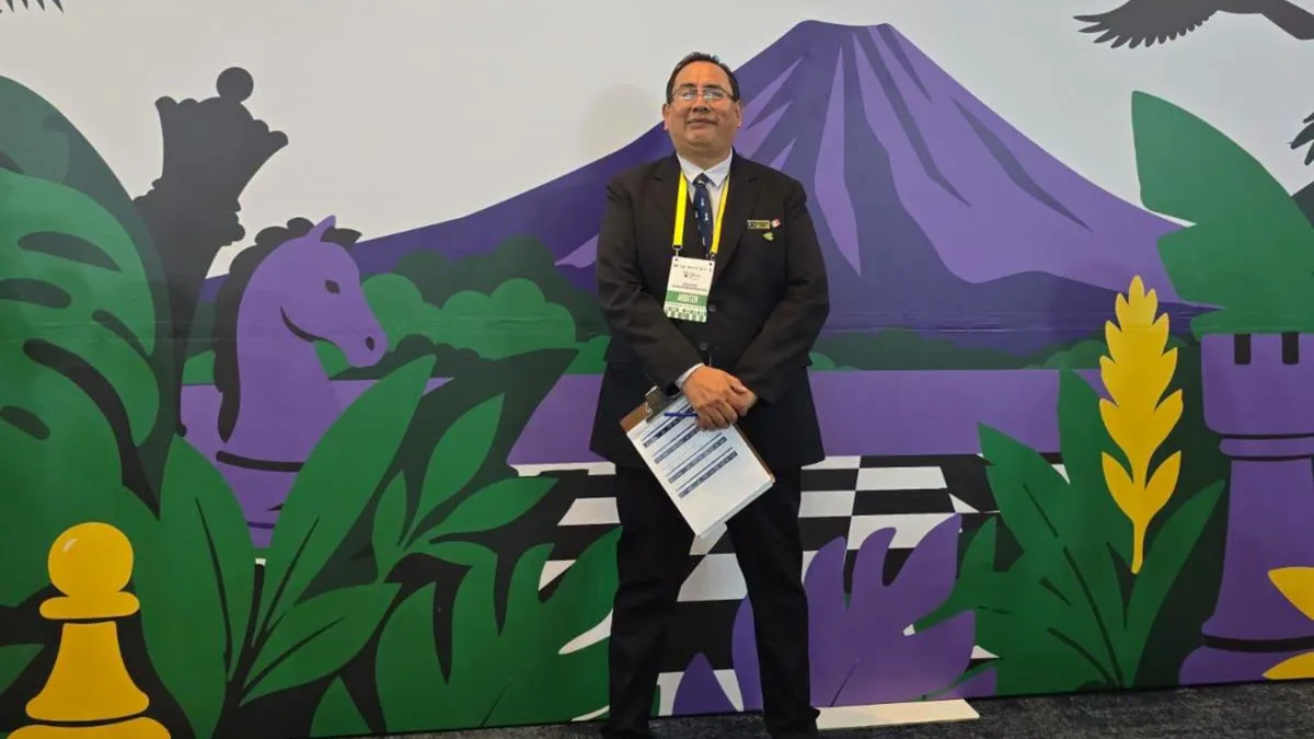 Árbitro coahuilense Eduardo Aguilar Monterrosas participa en el Mundial Escolar de Ajedrez