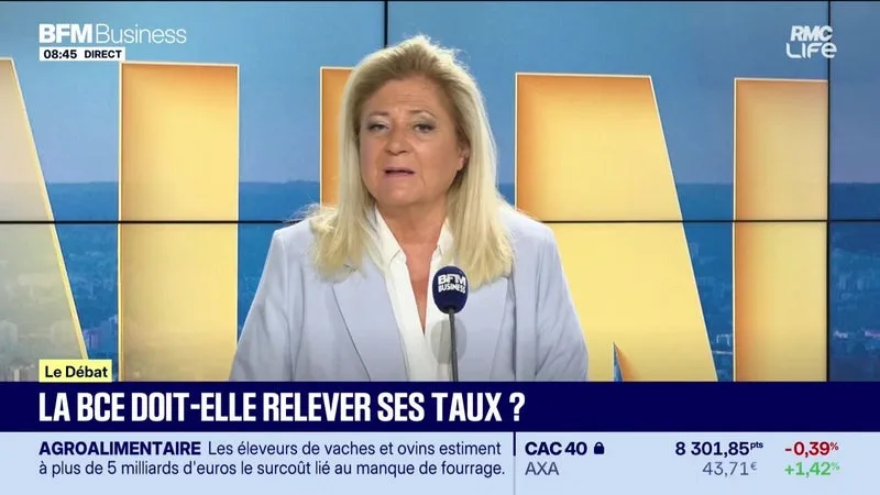 Emmanuel Lechypre face à Hedwige Chevrillon : La BCE doit-elle relever ses taux ? - 02/09