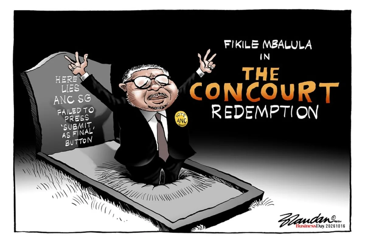 CARTOON | The redemption of Fikile Mbalula