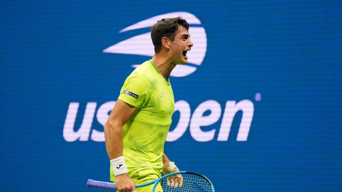 Histórico golpe del argentino Mariano Navone: venció a Novak Djokovic en el US Open