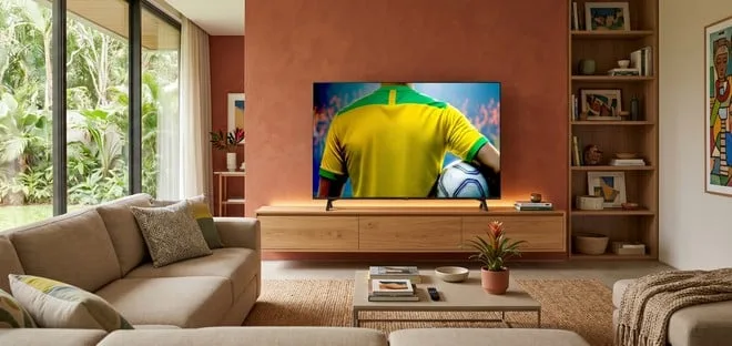 Smart TV LG QNED70 entrega tela Mini LED e Gemini integrado por preço promocional