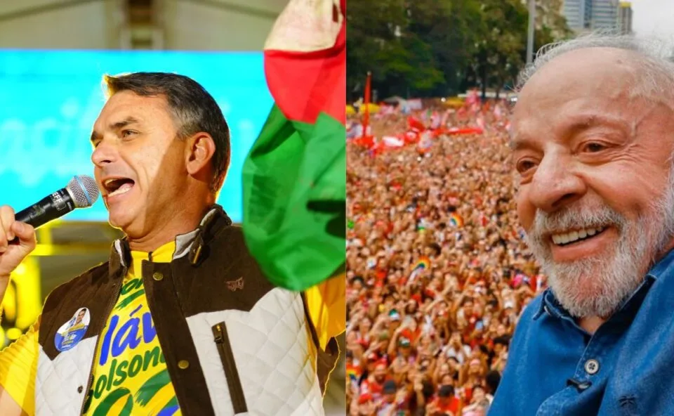 Datafolha mostra Flávio Bolsonaro com 47% e Lula com 45% a dez dias do 2º turno