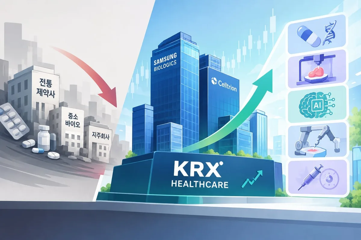대형주 쏠림에 문턱 높아진 KRX 헬스케어…전통 제약·중소 바이오 줄줄이 탈락