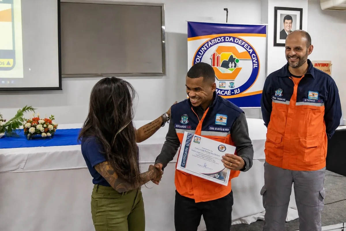 Macaé inicia formação de voluntários da Defesa Civil com recorde de inscrições