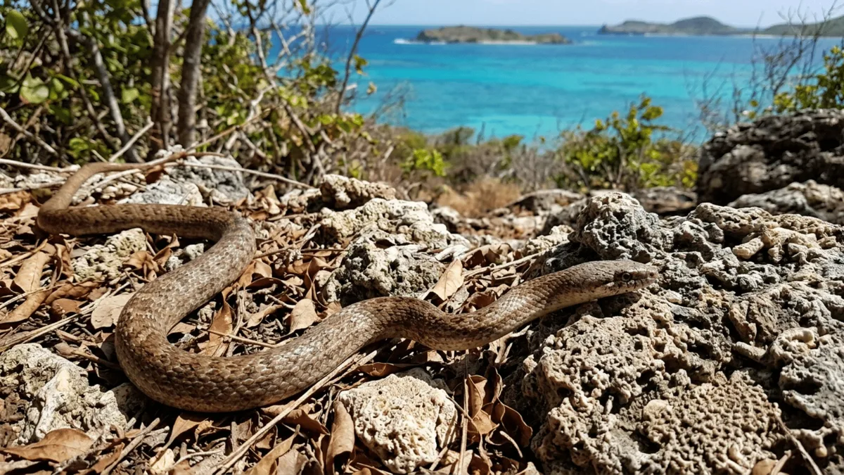 Em 1995, havia apenas 51 cobras numa pequena ilha caribenha; 21 anos depois, eram mais de 1.100